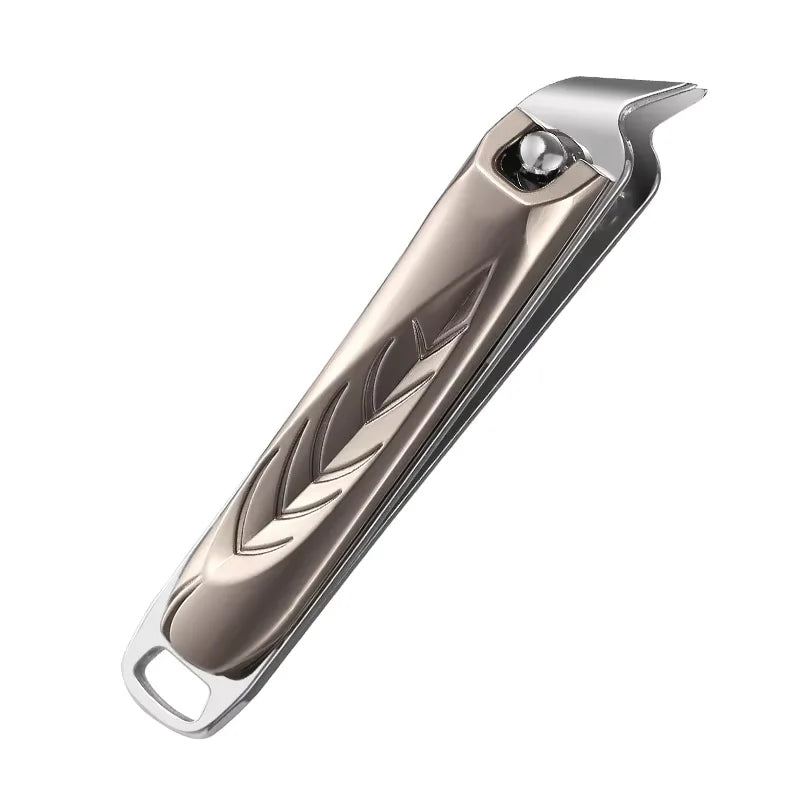 Anti-Splash Stainless Steel Nail Clipper – Sharp & Sturdy Nail Clipper Axl Gold
