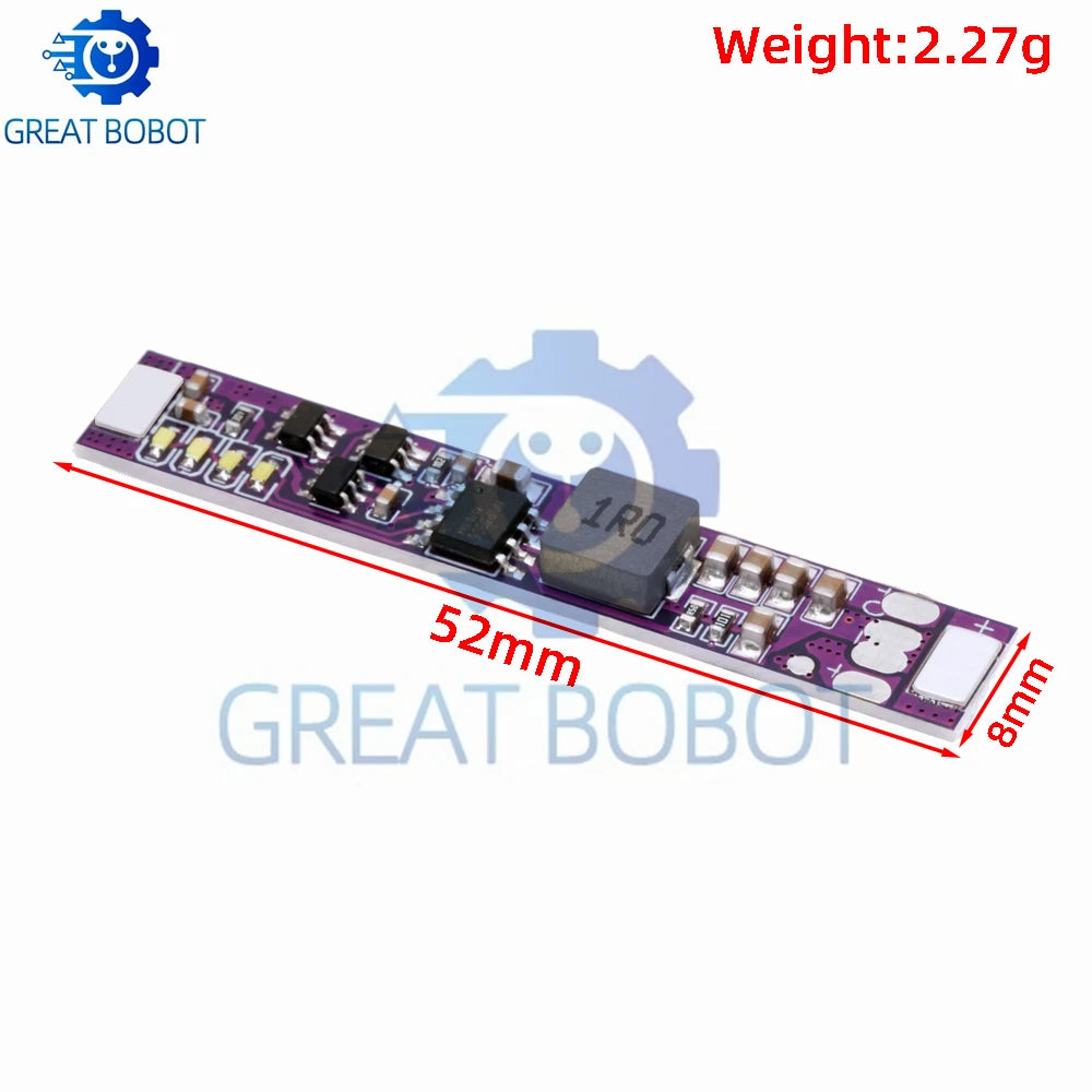 Mini 5V 2A 18650 Lithium Battery Charging Boost Module (1-2PCS) Battery Charging Module Axl