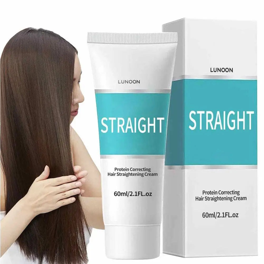SADOER Keratin Hair Straightening Cream 60ml – Smooth & Frizz-Free Keratin Hair Treatment Axl