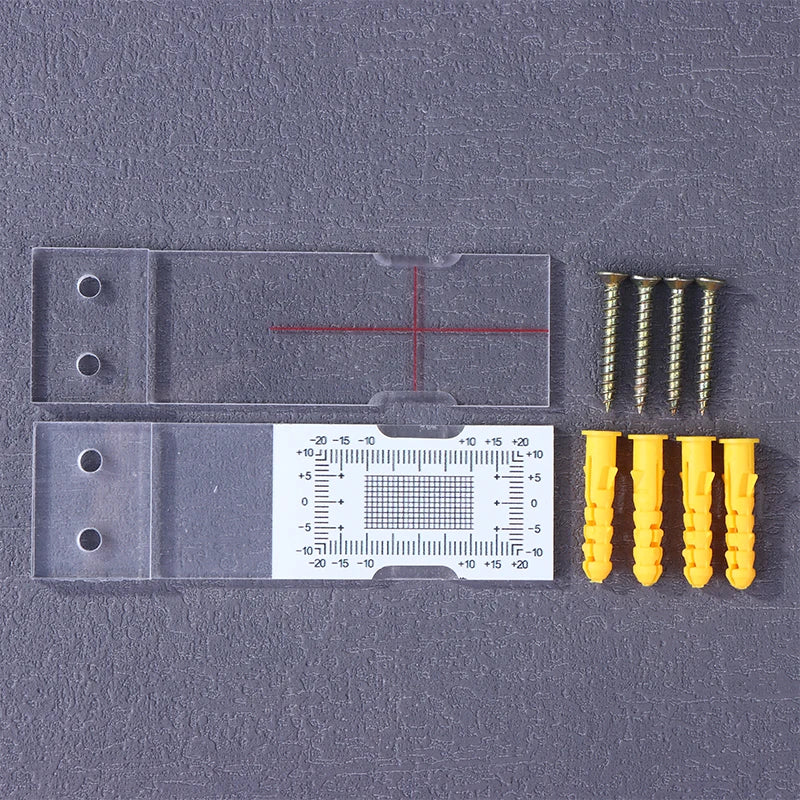 Clear Acrylic Crack Gauge Monitor – Wall Crack Measuring Tool Crack Monitoring Gauge Axl A1