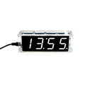 DIY LED Digital Clock Kit – 51 MCU Alarm, Date & Temp Display DIY Electronics Kit Axl White