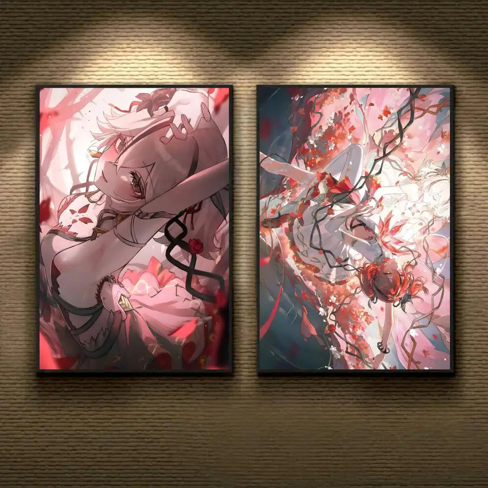 Wuthering Waves Camellya Wall Poster Sticker – HD Game Art Decal Wall Art Sticker Axl