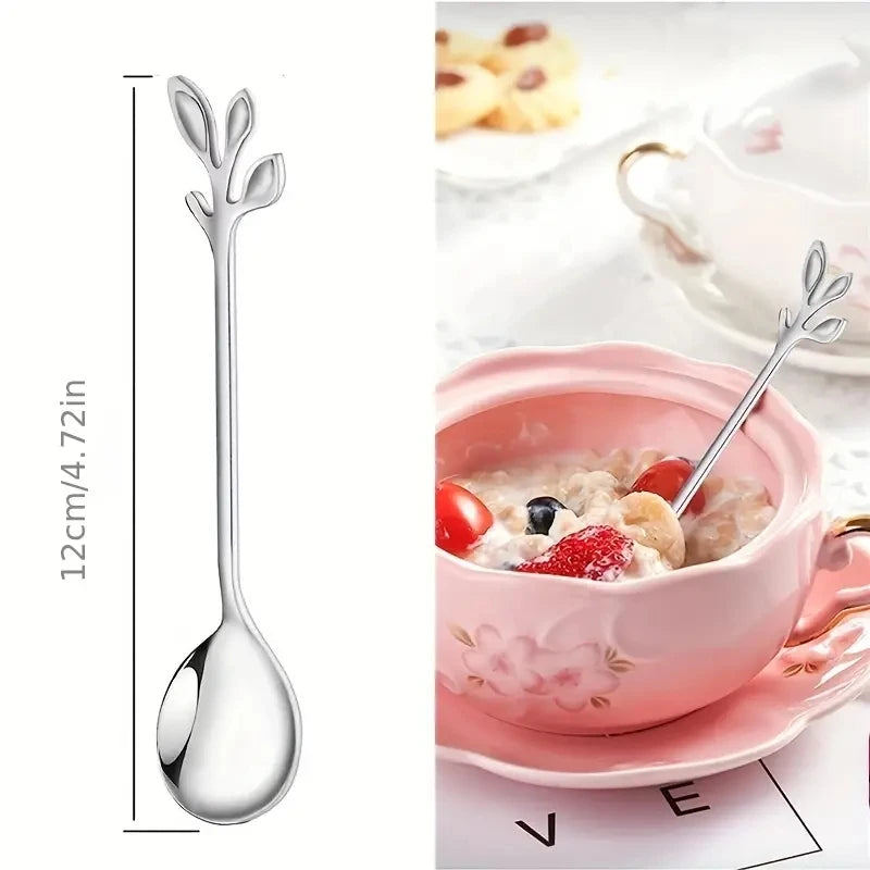 20-Piece Mini Stainless Steel Espresso & Dessert Spoon Set Flatware Spoon Set Axl