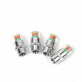 Tire Pressure Indicator Valve Caps 4-Pack | Visual Alert Tire Pressure Caps Axl silvery 4PC