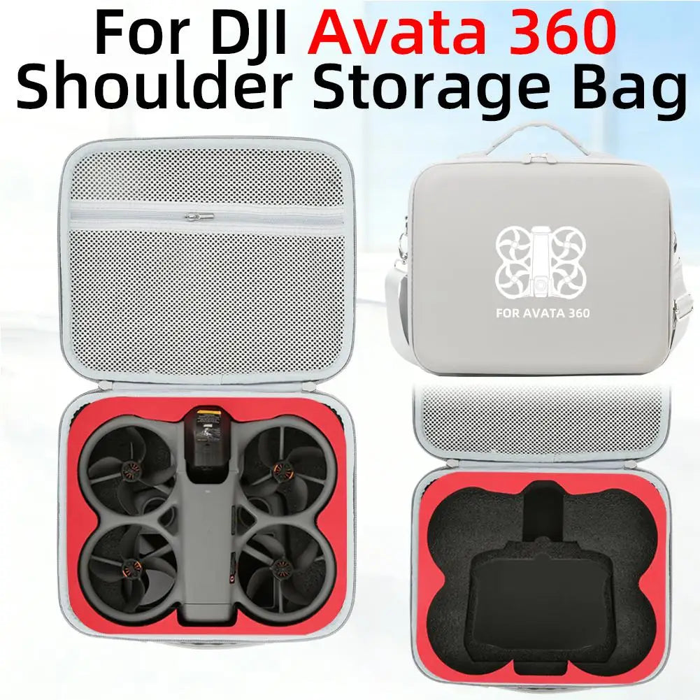 DJI Avata 360 Carrying Case – PU Shell, EPE Liner, RC-N3/RC 2 Drone Carrying Case Axl
