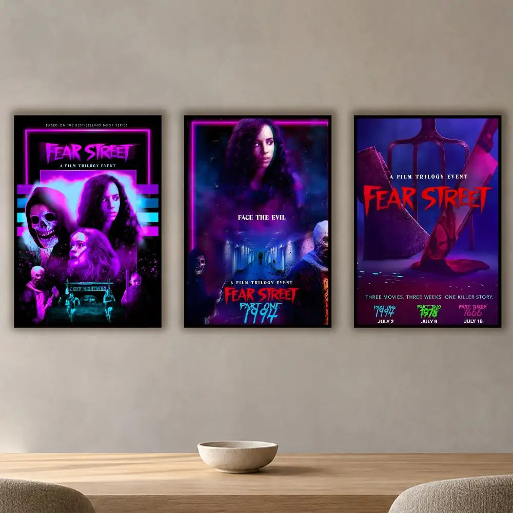 Fear Street Horror Movie Poster – HD Waterproof Wall Sticker Wall Art Poster Axl