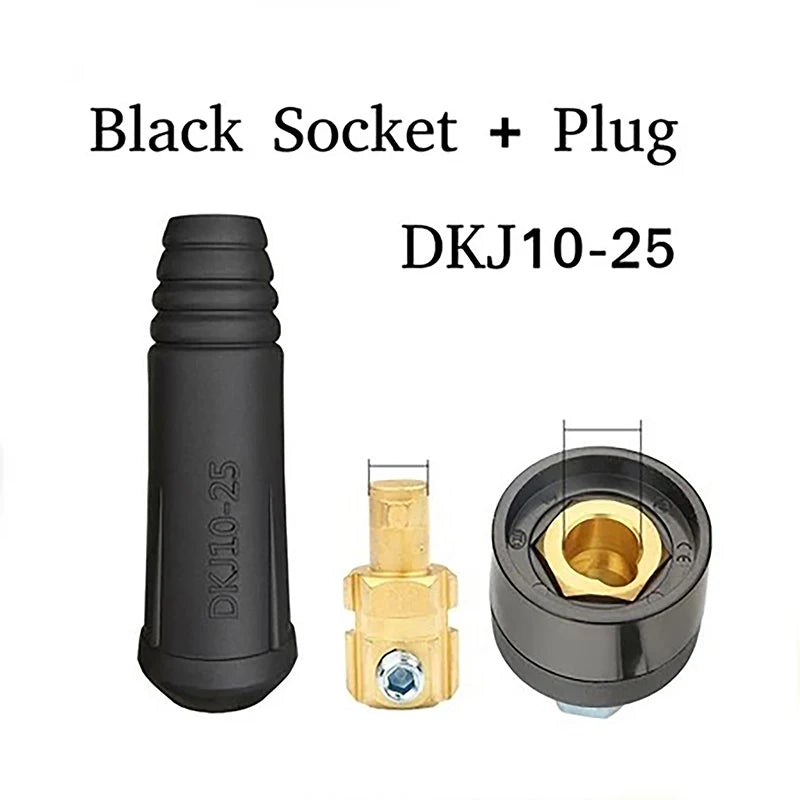 DKJ10-25 Welding Cable Connector – Quick Fit Male & Female Welding Cable Connector Axl A2
