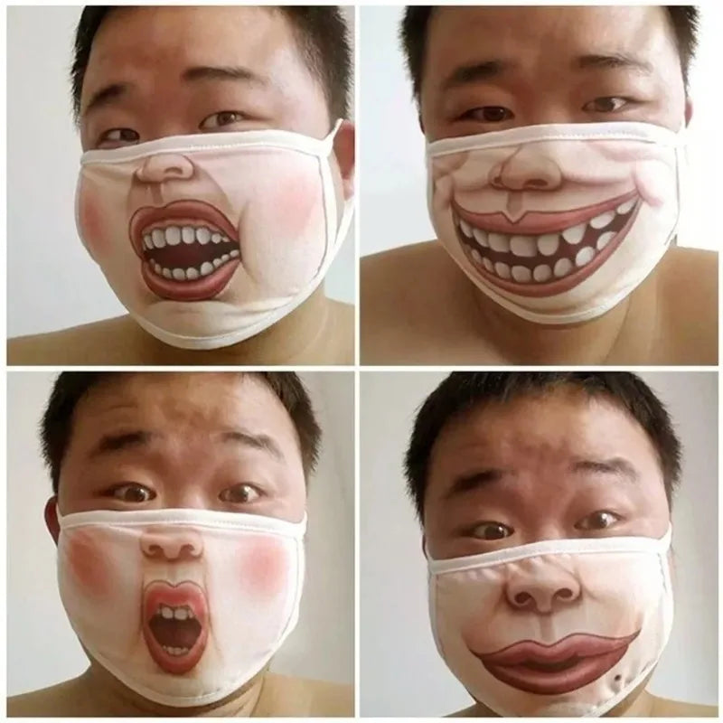 3D Puppy Face Mask – Soft Cotton Funny Unisex Animal Mouth Mask Animal Face Mask Axl
