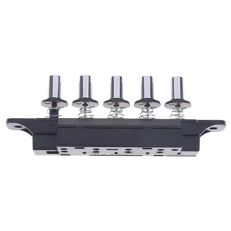 5-Position Push Button Switch for Range Hood – Silver Push Button Switch Axl