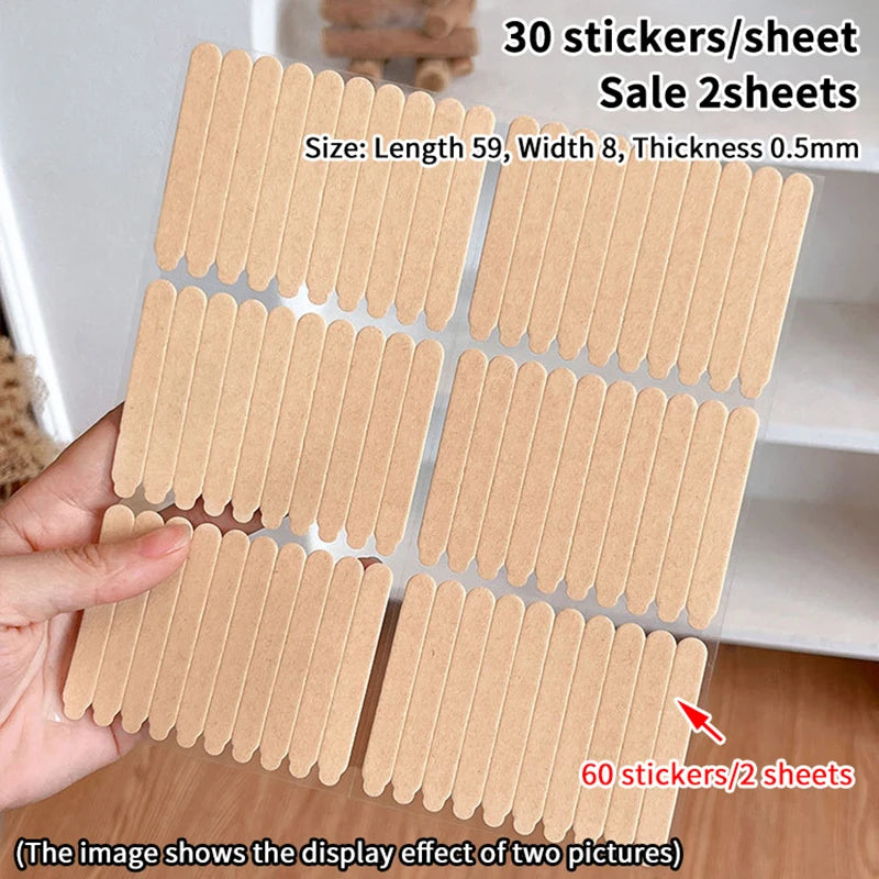 Double-Sided Nail Display Adhesive Tape Dots – 60/66 Pcs Nail Art Adhesive Axl A1