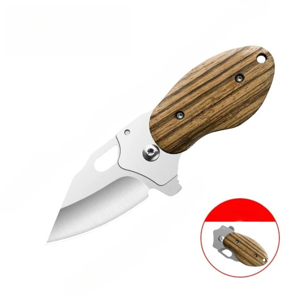 Mini Folding Pocket Knife – Stainless Steel Camping Keychain Blade Folding Pocket Knife Axl 1pc