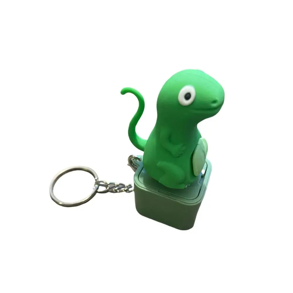 Lizard Fidget Clicker Keychain – Sound & Light, USB Rechargeable Fidget Clicker Keychain Axl Lizard