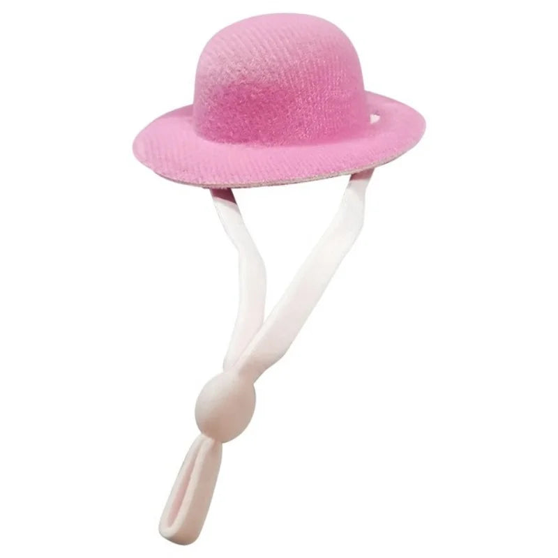 Chicken Hat for Hens & Small Pets – Adjustable Costume Top Hat Pet Costume Hat Axl Pink