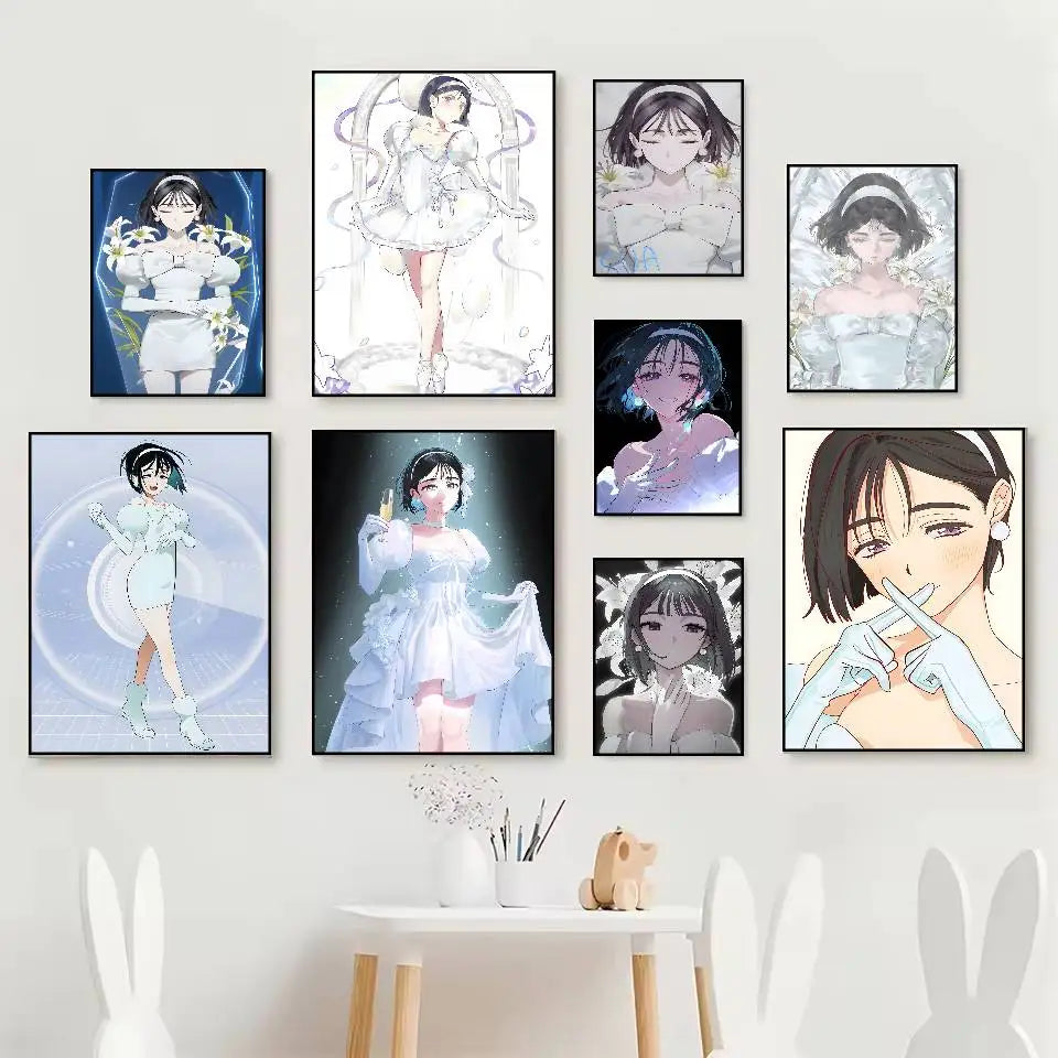 Anime HD Wall Poster – Self-Adhesive Waterproof PVC Décor Wall Poster Axl