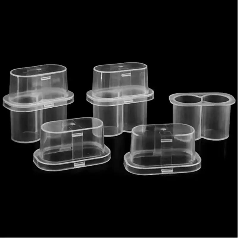 3ml Vial Storage Case – 2-Grid Clear Freezer Box for Lab Use Vial Storage Case Axl