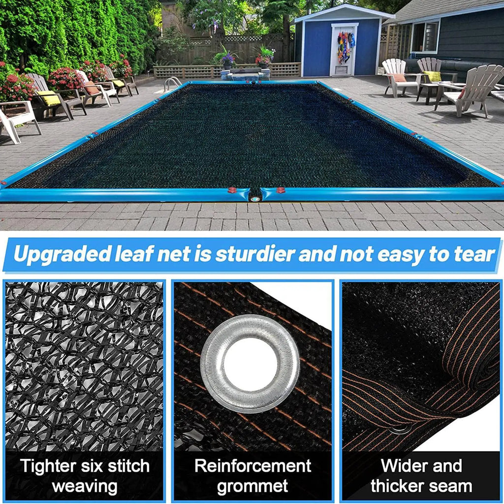 Inground Pool Leaf Cover – Fine Mesh PE Pool Net Screen Pool Leaf Cover Axl