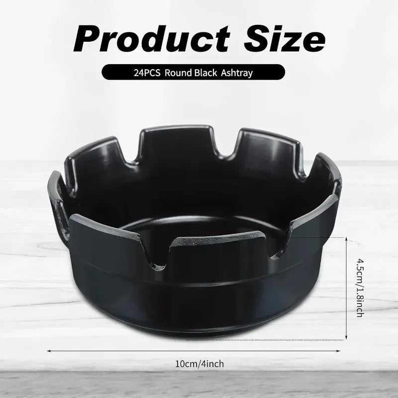 8-Slot Round Portable Ashtray – Indoor & Outdoor Cigarette Holder Portable Ashtray Axl