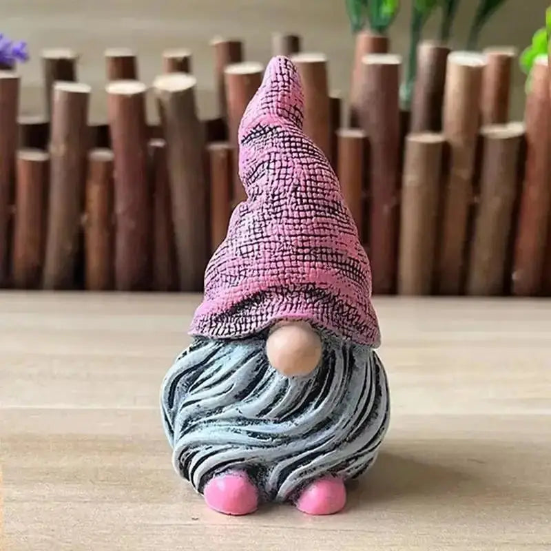 Resin Garden Gnome Statue – Comical Dwarf Figurine for Yard Garden Gnome Statue Axl E