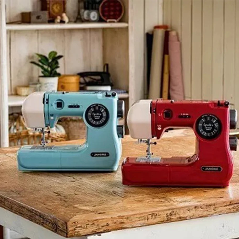 Mini Portable Toy Sewing Machine – Pink, Blue & Red | Ages 14+ Toy Sewing Machine Axl