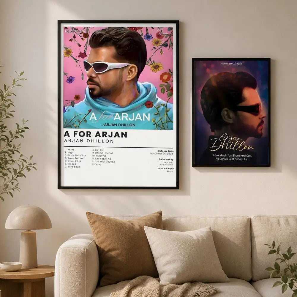 Arjan Dhillon Waterproof PVC Wall Poster – Peel & Stick HD Art Wall Art Poster Axl
