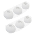 Silicone Ear Tips for OPPO Enco Air 2 Pro – 6-Pack S/M/L Earbud Ear Tips Axl WHITE