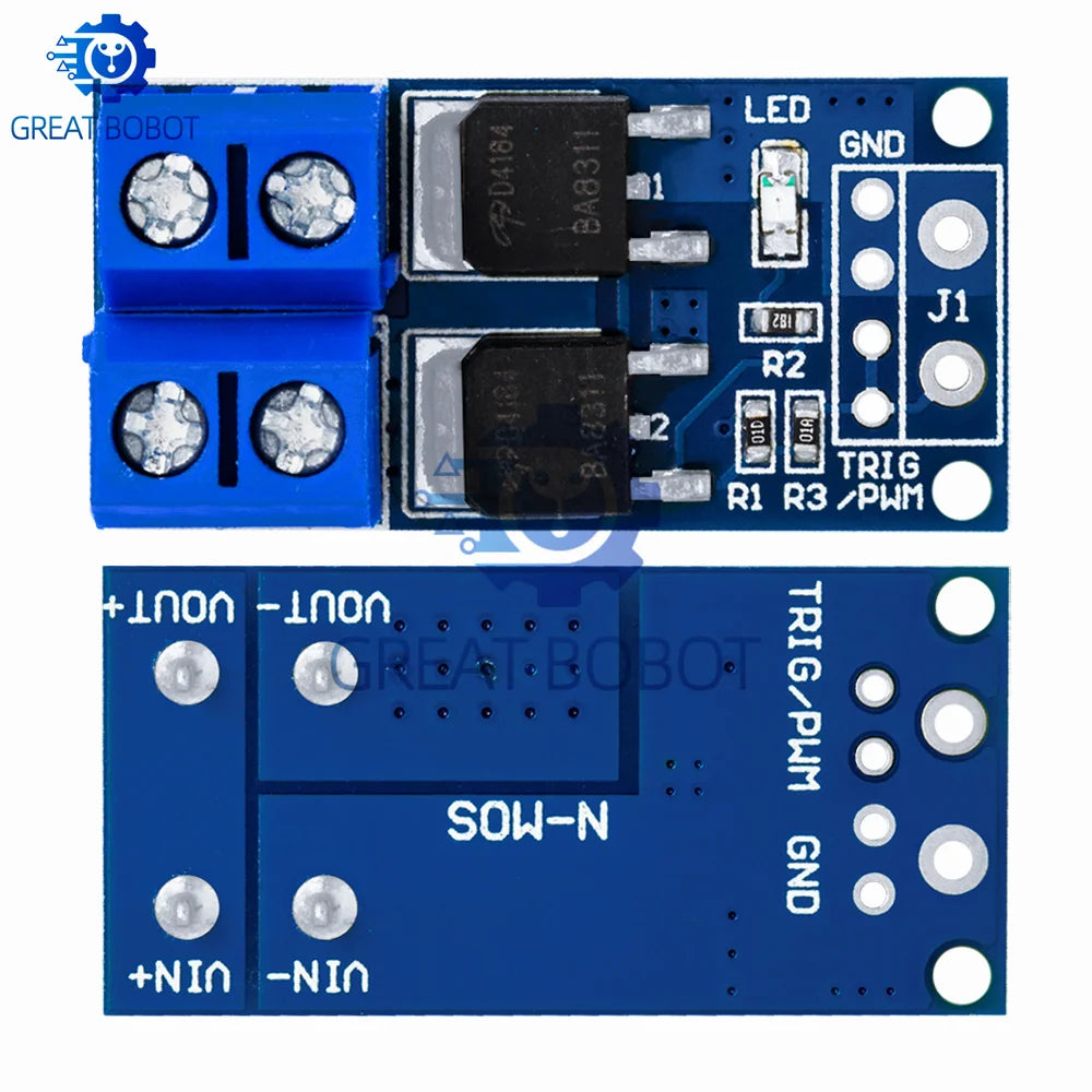 MOSFET Trigger Switch Drive Module – PWM Regulator 15A 400W PWM Switch Module Axl