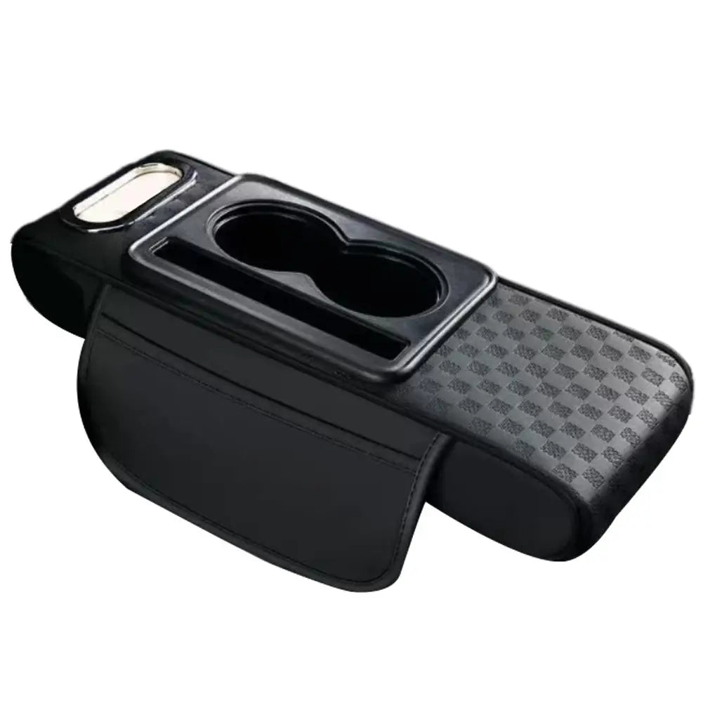 Car Armrest Cushion with Cup Holder & Tissue Pocket | Universal Car Armrest Cushion Axl A
