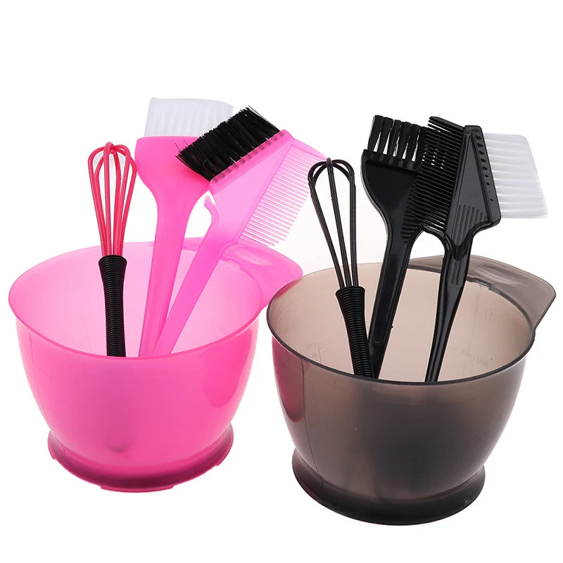 5-Pc Hair Coloring Brush & Bowl Set – Bleaching Dye Kit Hair Dye Tool Set Axl