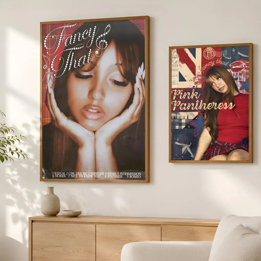 PinkPantheress HD Self-Stick PVC Wall Art Poster | Waterproof Wall Art Poster Axl
