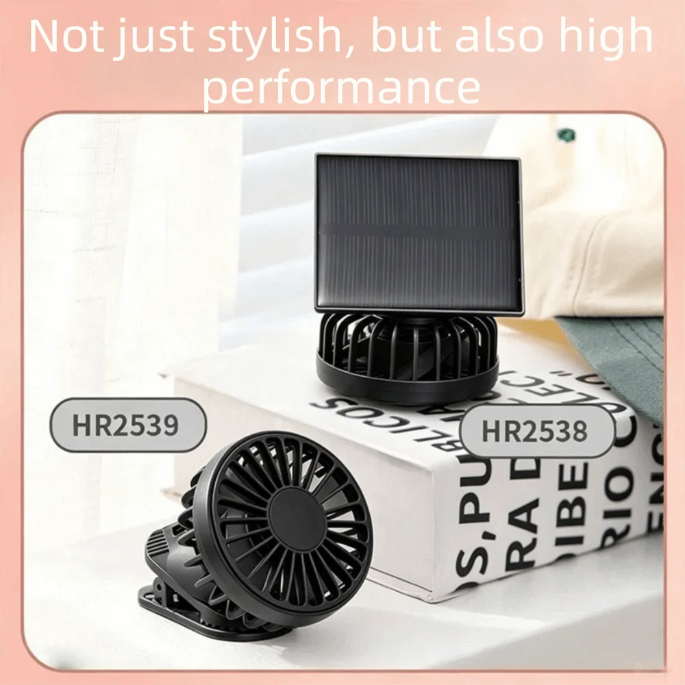 Portable Solar USB Handheld Fan – Mini Rechargeable Cooling Portable Handheld Fan Axl