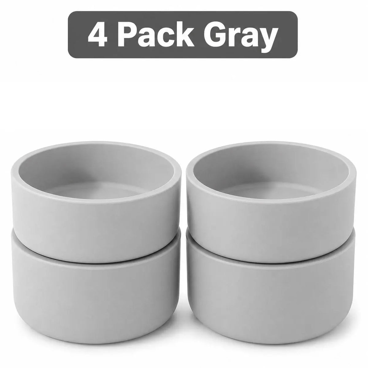Silicone Egg Cooker Cups – BPA-Free Egg Bite Molds 2/4 Pack Silicone Egg Molds Axl 4 Pack Gray