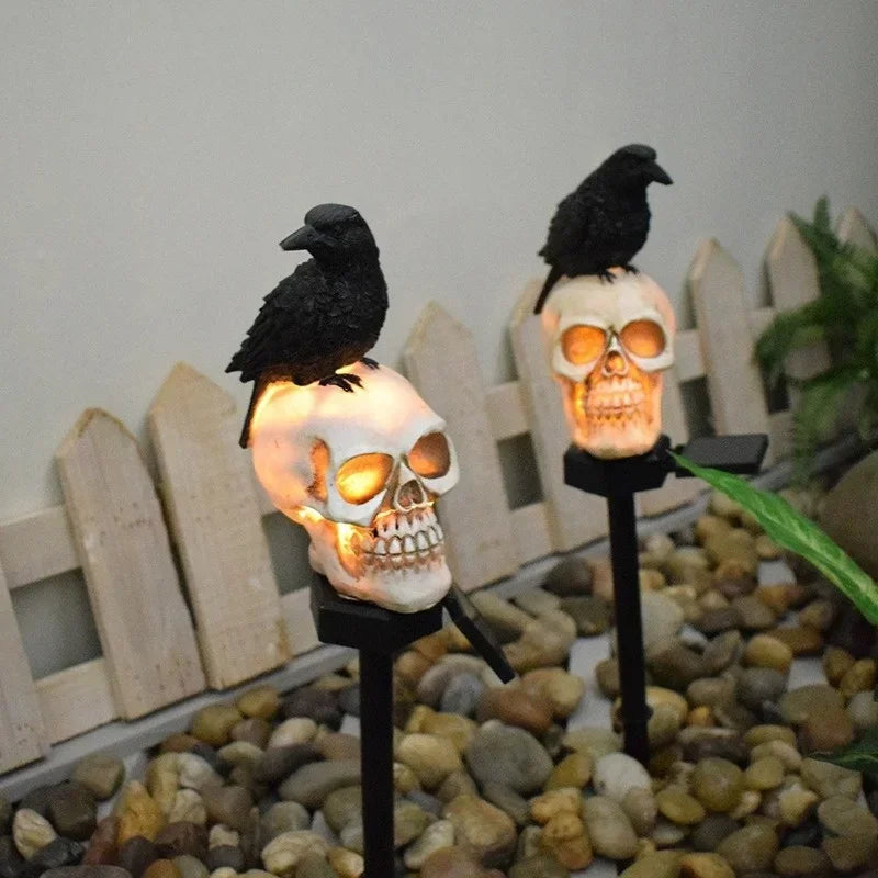 Solar Halloween Skeleton Ghost Light – Outdoor Waterproof Yard Lamp Halloween Outdoor Light Axl