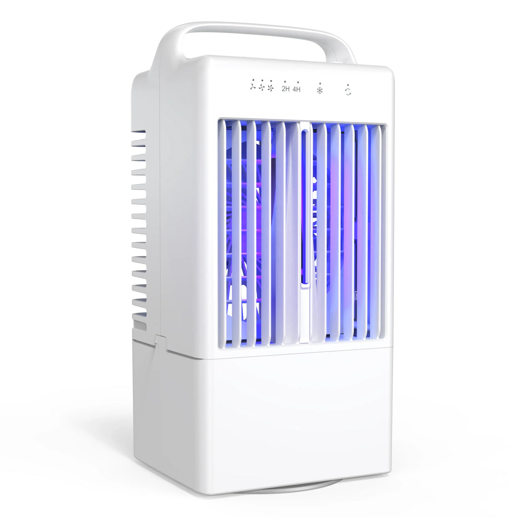 BALASHOV USB Desktop Evaporative Cooler Fan – Home & Office Evaporative Cooler Fan Axl WHITE