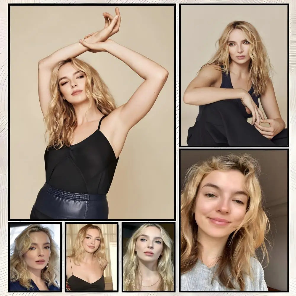 Jodie Comer HD Self-Stick Wall Art Poster – Waterproof Decor Wall Art Poster Axl
