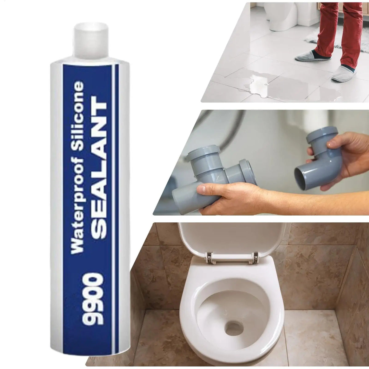 9900 Waterproof Silicone Sealant – UV-Resistant Adhesive 400g Silicone Sealant Axl