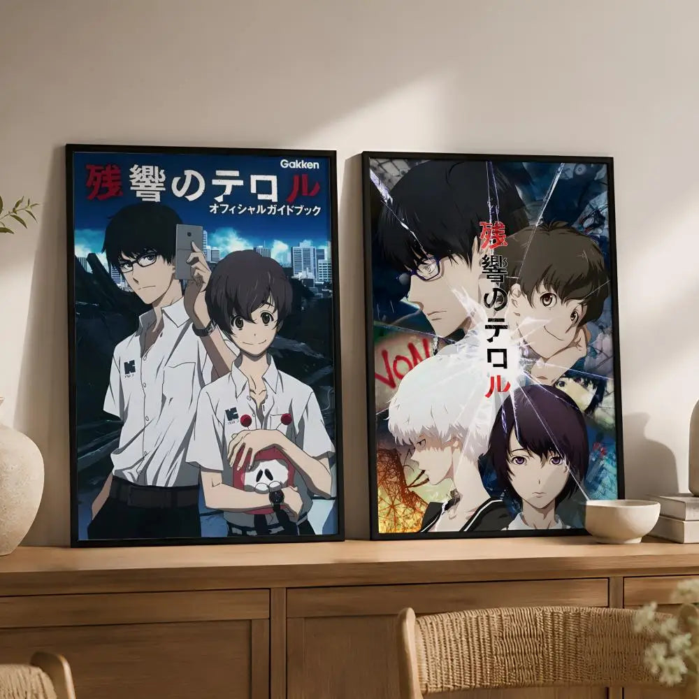 Terror in Resonance Anime Poster – HD Waterproof PVC Wall Art Anime Wall Poster Axl