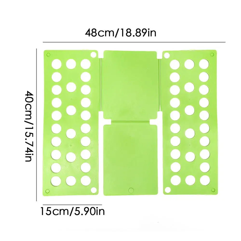 Plastic Clothes Folding Board – Quick Shirt & Laundry Folder Clothes Folding Board Axl Green