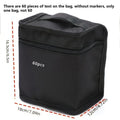 Large Capacity Marker Storage Bag – Holds 60 Markers | Zippered Marker Storage Bag Axl Black-1pc
