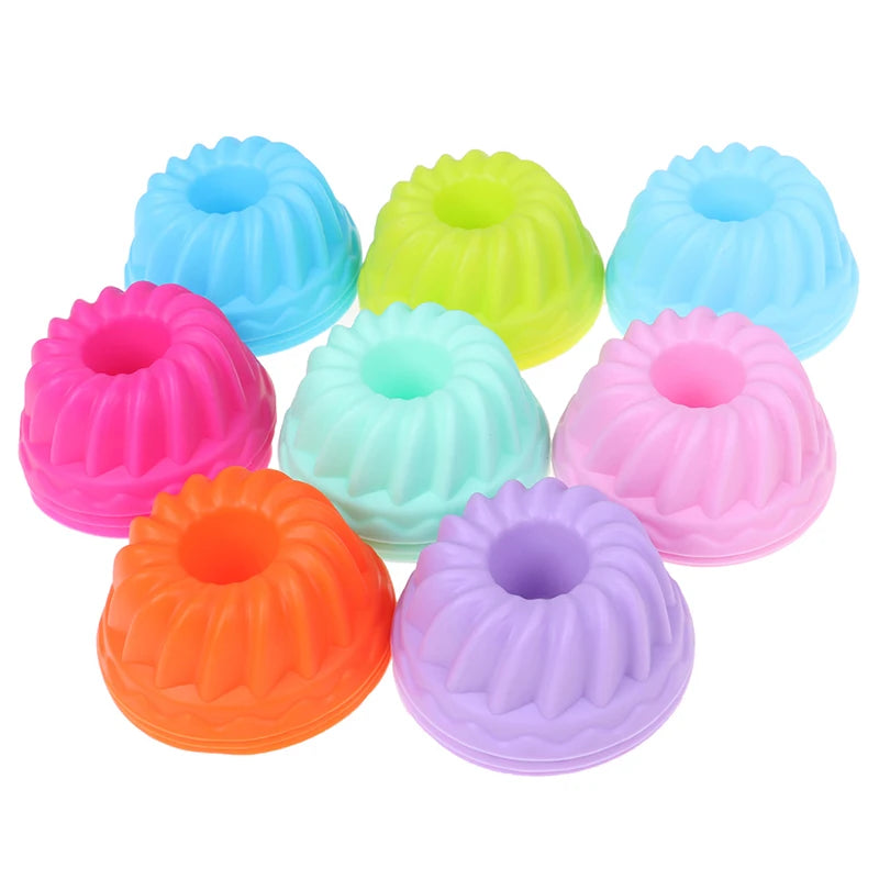 12-Piece Silicone Baking Molds – Cupcake, Muffin & Donut Set Silicone Baking Molds Axl