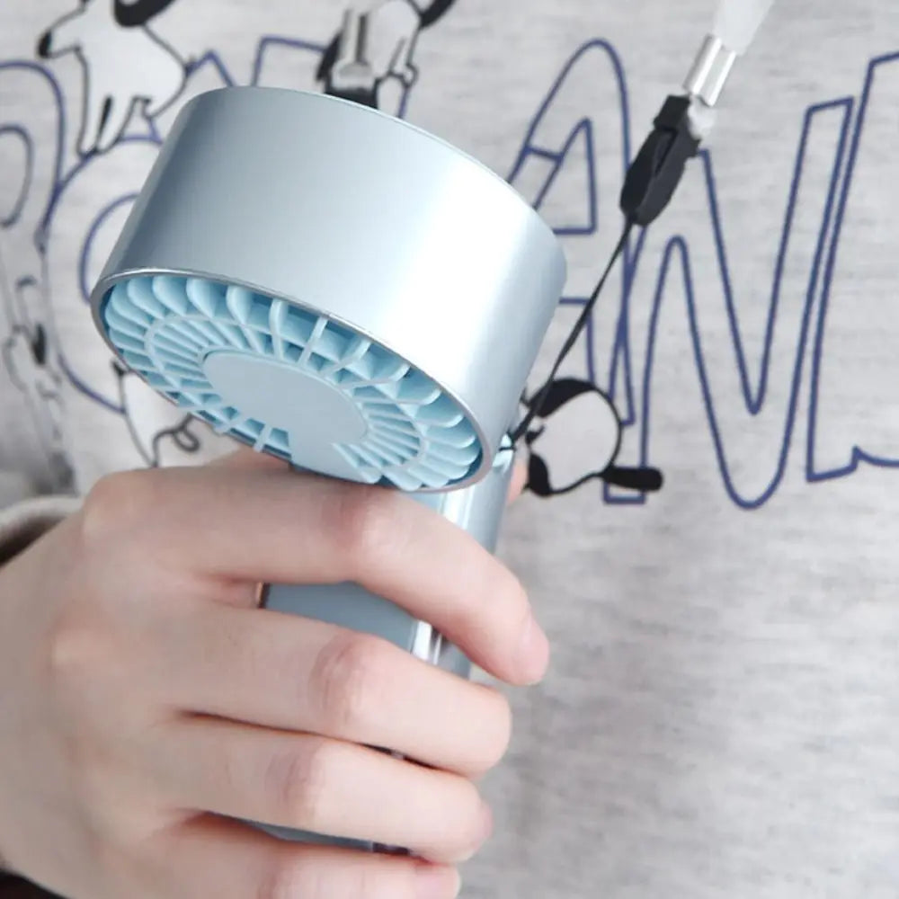 Foldable Mini Neck Fan – USB Rechargeable, 3 Speeds, Quiet Portable Mini Fan Axl
