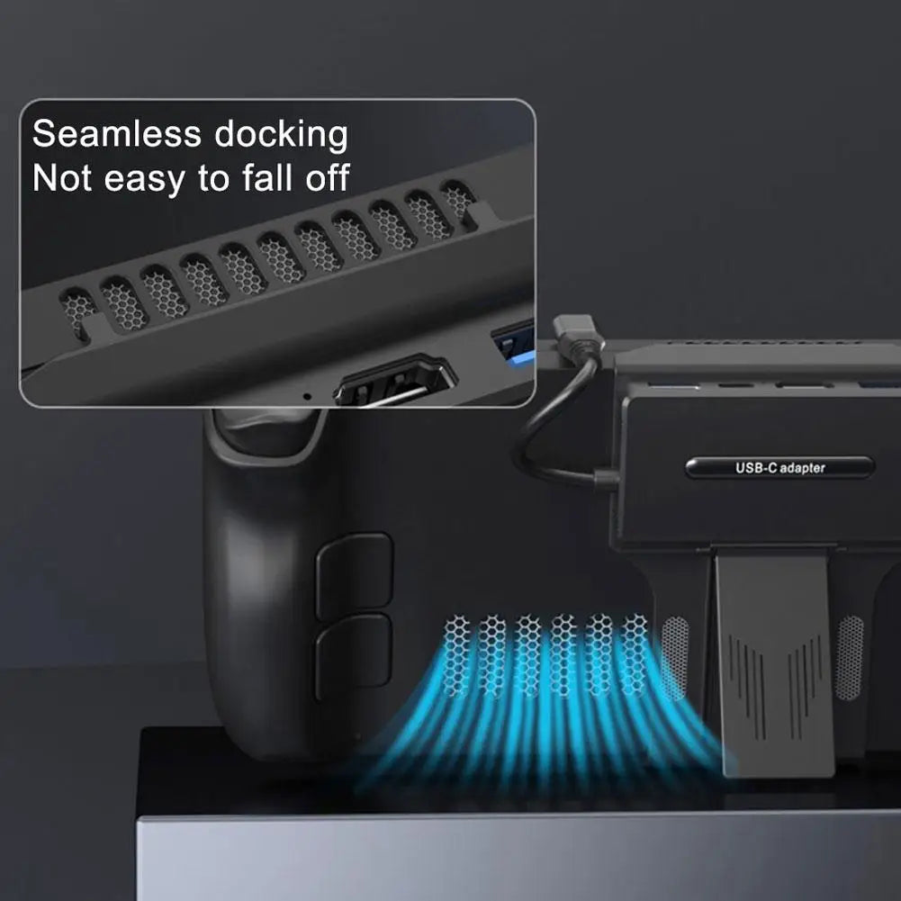 5-in-1 Steam Deck Docking Station Hub – HDMI & USB-C USB-C Docking Station Axl