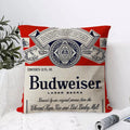 Linen Cushion Cover Animal Print | Hidden Zipper Pillow Case Cushion Cover Axl White6 50X50cm