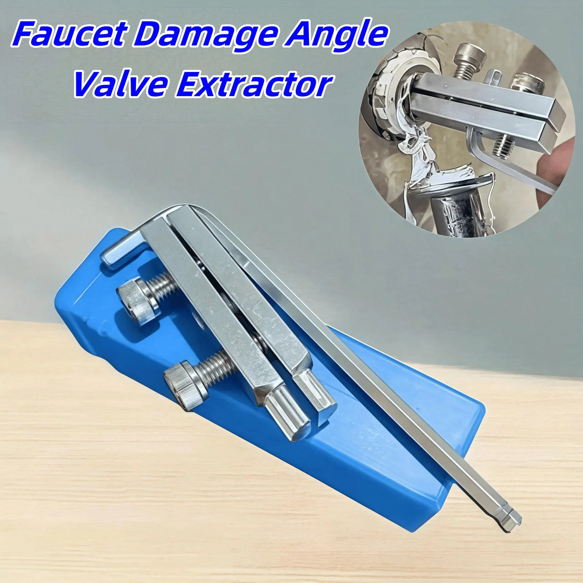Steel Plug Valve Remover 1/2" & 3/4" Adjustable Plumber's Kit Plumbing Valve Remover Axl