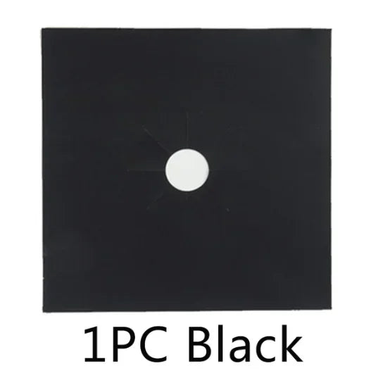 Gas Stove Burner Covers – Washable Stovetop Protector Mats Stove Burner Covers Axl 1PC Black