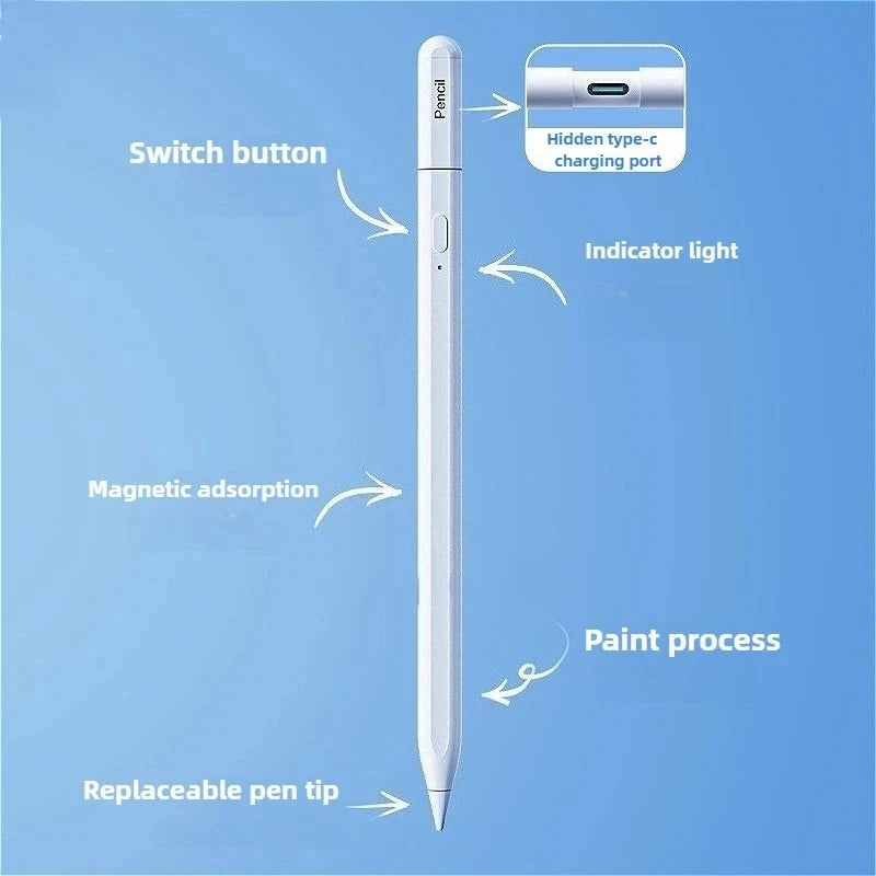 iPad Stylus Pen – Palm Rejection & Tilt, All iPad Models 2018–2025 iPad Stylus Pen Axl