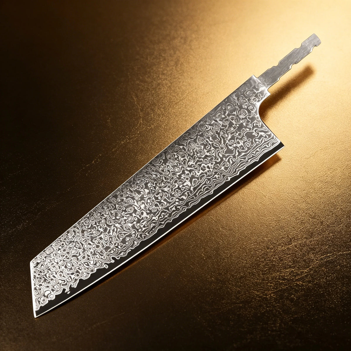 Damascus Steel Kiritsuke Blade Blank – DIY Knife Making Knife Blade Blank Axl