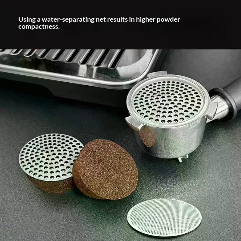 51/53/58mm Coffee Puck Screen – 316 Stainless Steel Mesh Espresso Filter Screen Axl