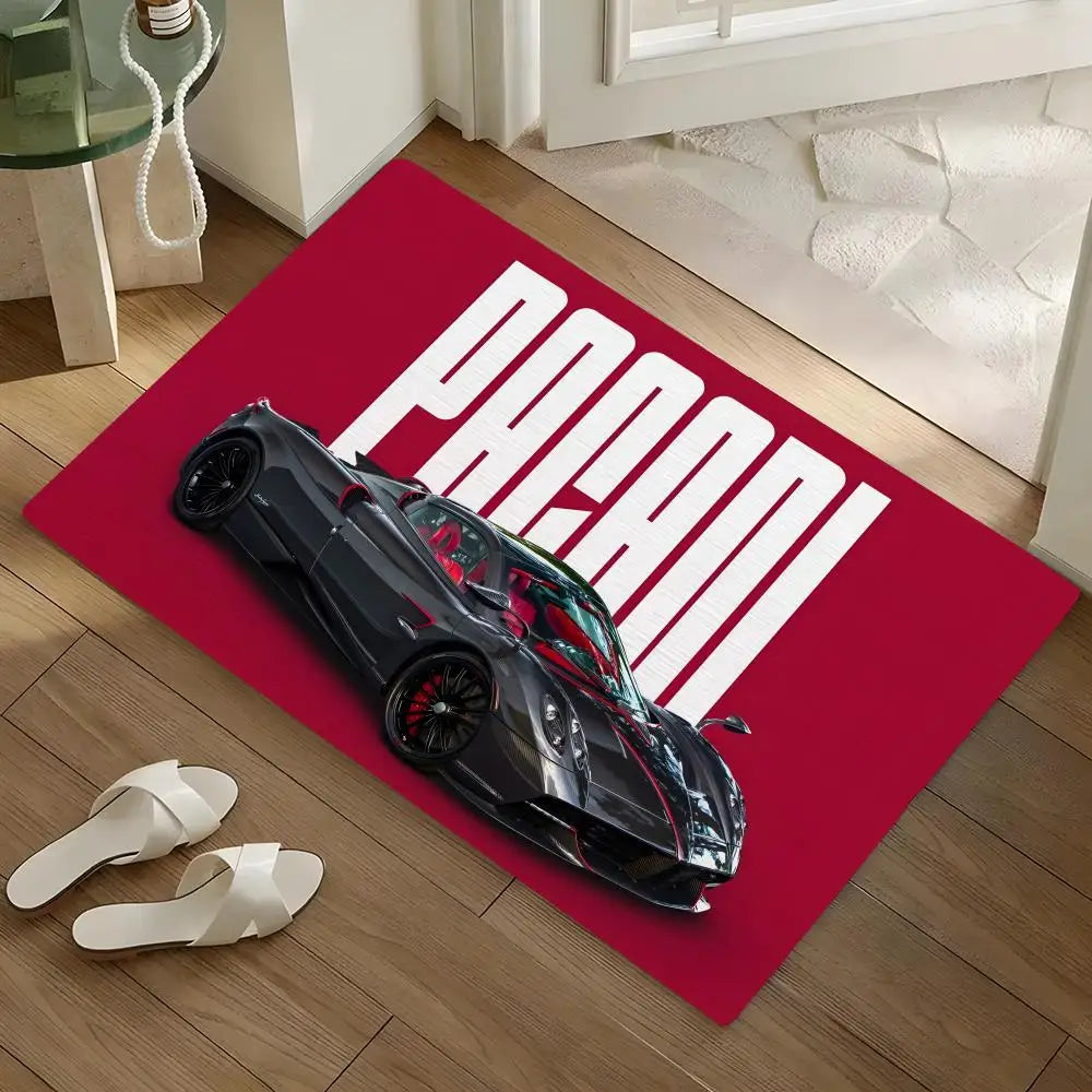 Diatomite Bath Mat – Quick Dry, Anti-Slip, Sports Car Design Diatomite Bath Mat Axl