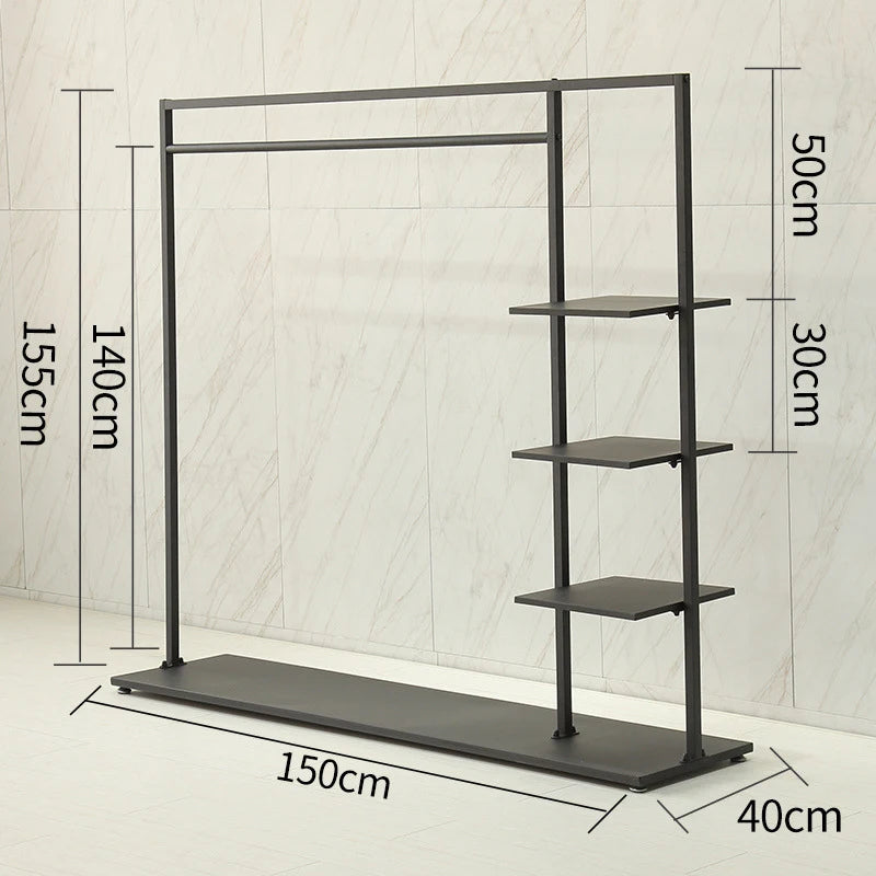 Portable Large Laundry Drying Rack – Balcony Clothes Organizer Laundry Drying Rack Axl Large-Black