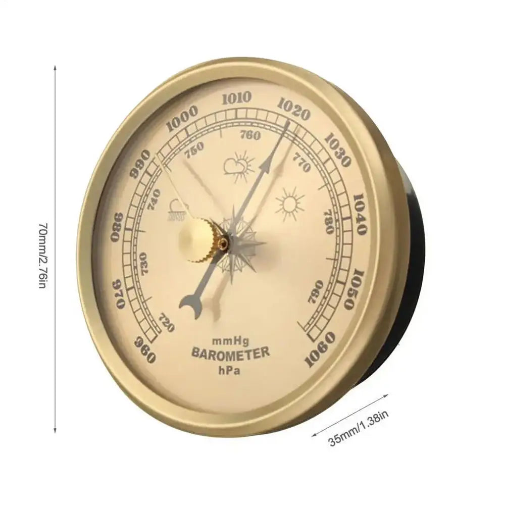 Portable Barometric Pressure Gauge – Outdoor Weather Barometer Portable Barometer Axl 1pcs